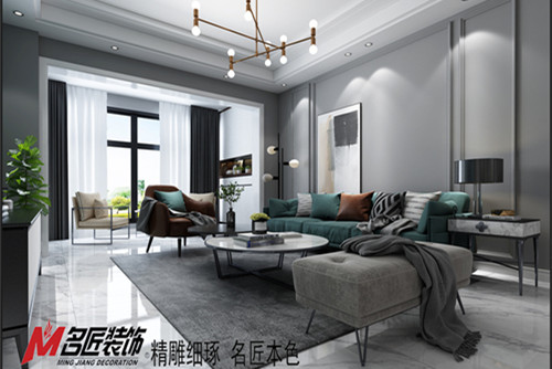 梧州市白云堡花園現(xiàn)代簡約風(fēng)格三居室裝修案例